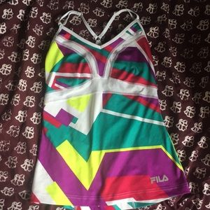 Fitted Fila Workout Tank